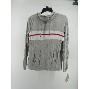 Pink Republic Women's XS Gray Lightweight Hooded T-Shirt